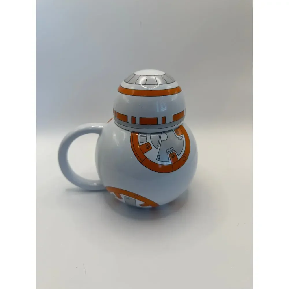 Disney Store Star Wars BB-8 Ceramic Mug With Lid 16 oz.